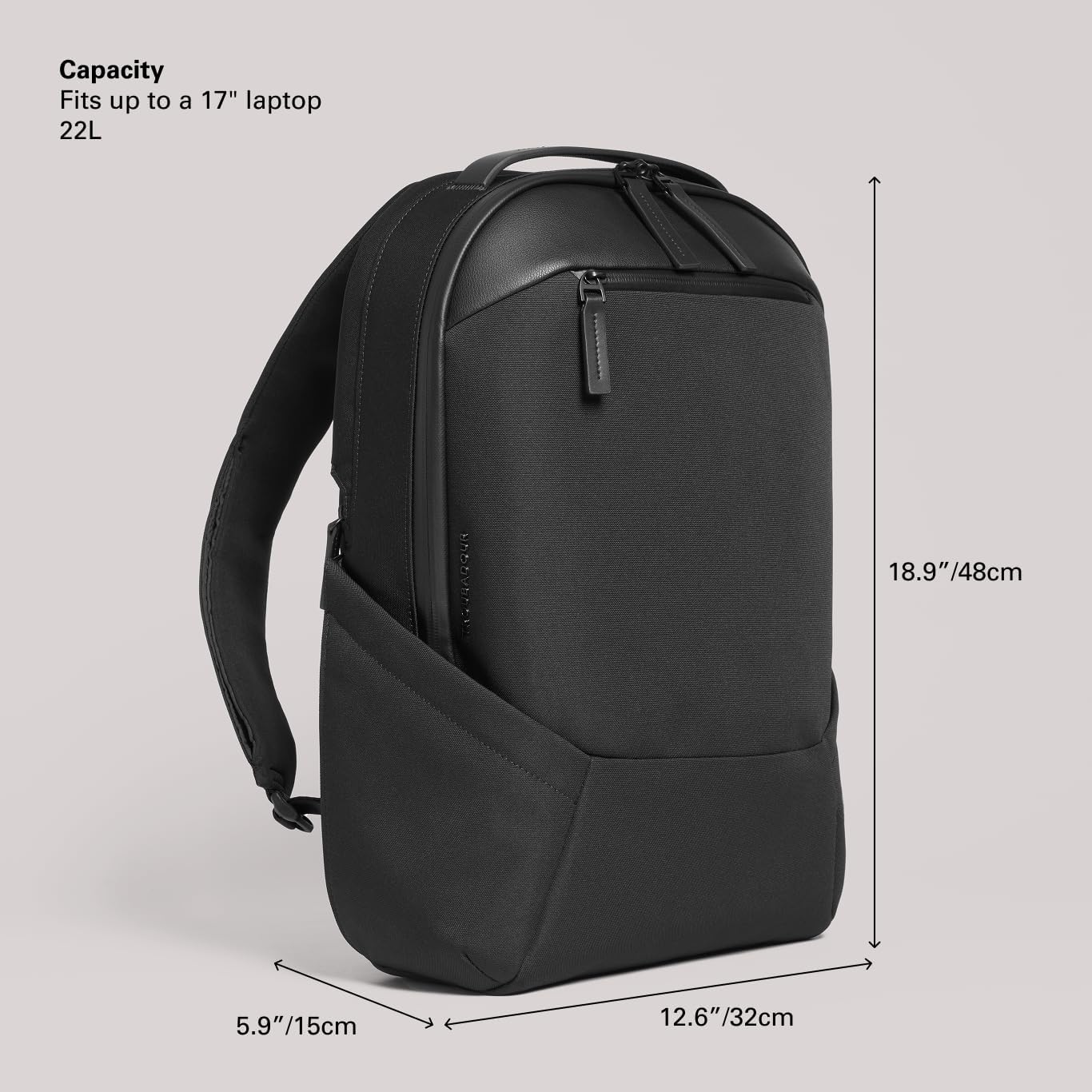 Elevate Your Travel Experience with the Apex 3.0 22L Premium Ergonomic Water-Resistant Laptop Backpack in Sleek Black