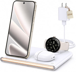3 in 1 Wireless Foldable Charging Station for Google Pixel Watch 5 4