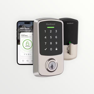 Aura Reach Satin Nickel Bluetooth + Matter over Thread Enabled Smart Lock Deadbolt with Smart Home Integration