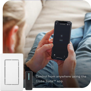 Wired Smart Doorbell Kit, White, Black, Plastic, Chime, Button, 2 Melodies, Muted Option, Notifications, No Hub Required, Wi-Fi
