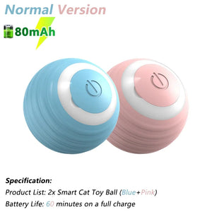 Engaging Smart Cat Toy Ball - Interactive Electric Rolling Ball for Cats | Perfect for Fun and Exercise