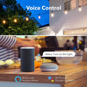 Outdoor Smart Plug Waterproof Wifi Outdoor Outlet Timer with 6 Grounded Outlets, Remote & Voice Control Heavy Duty Yard Stake Plug Compatible with Alexa and Google Assistant