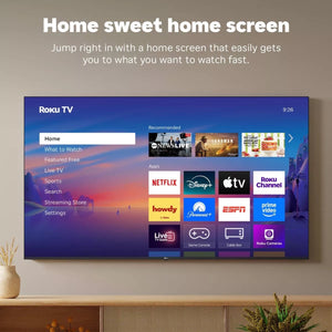 Roku 65" Select Series 4K HDR Smart Roku TV with Roku TV Remote: LED, Wi-Fi, HDMI