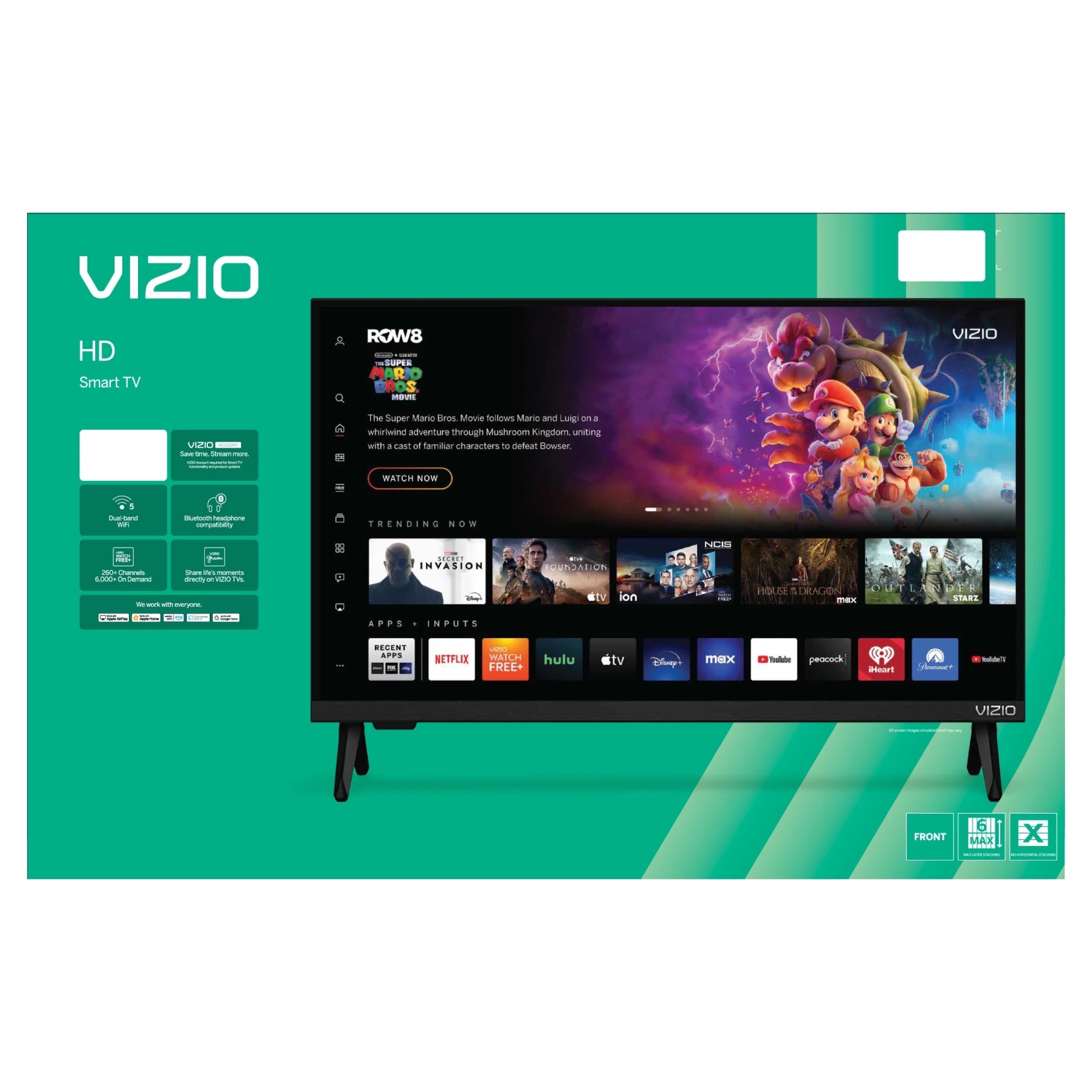 24” Class HD 720P LED Smart TV (NEW) VHD24M-08