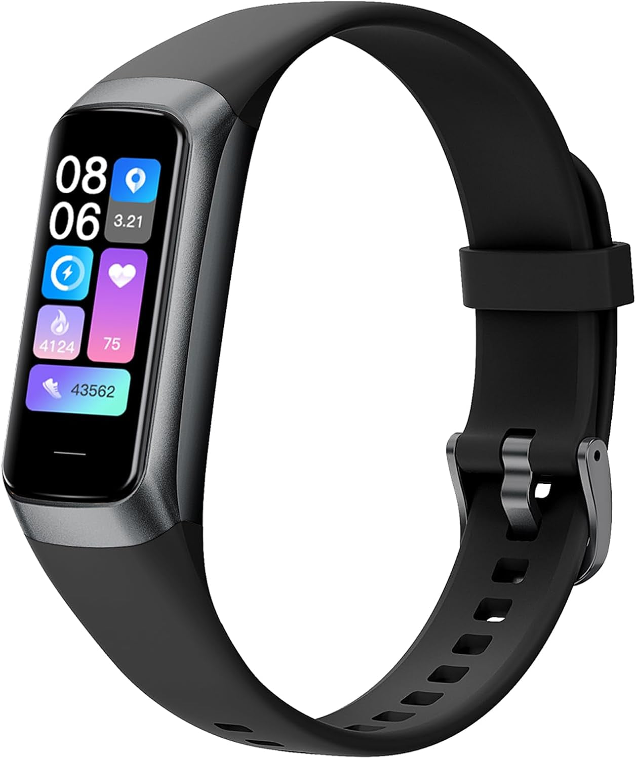 Revolutionary Health & Fitness Tracker Watch - AMOLED Display, Slim Design, 25 Sports Modes, Heart Rate & Blood Pressure Monitor, Waterproof & More!