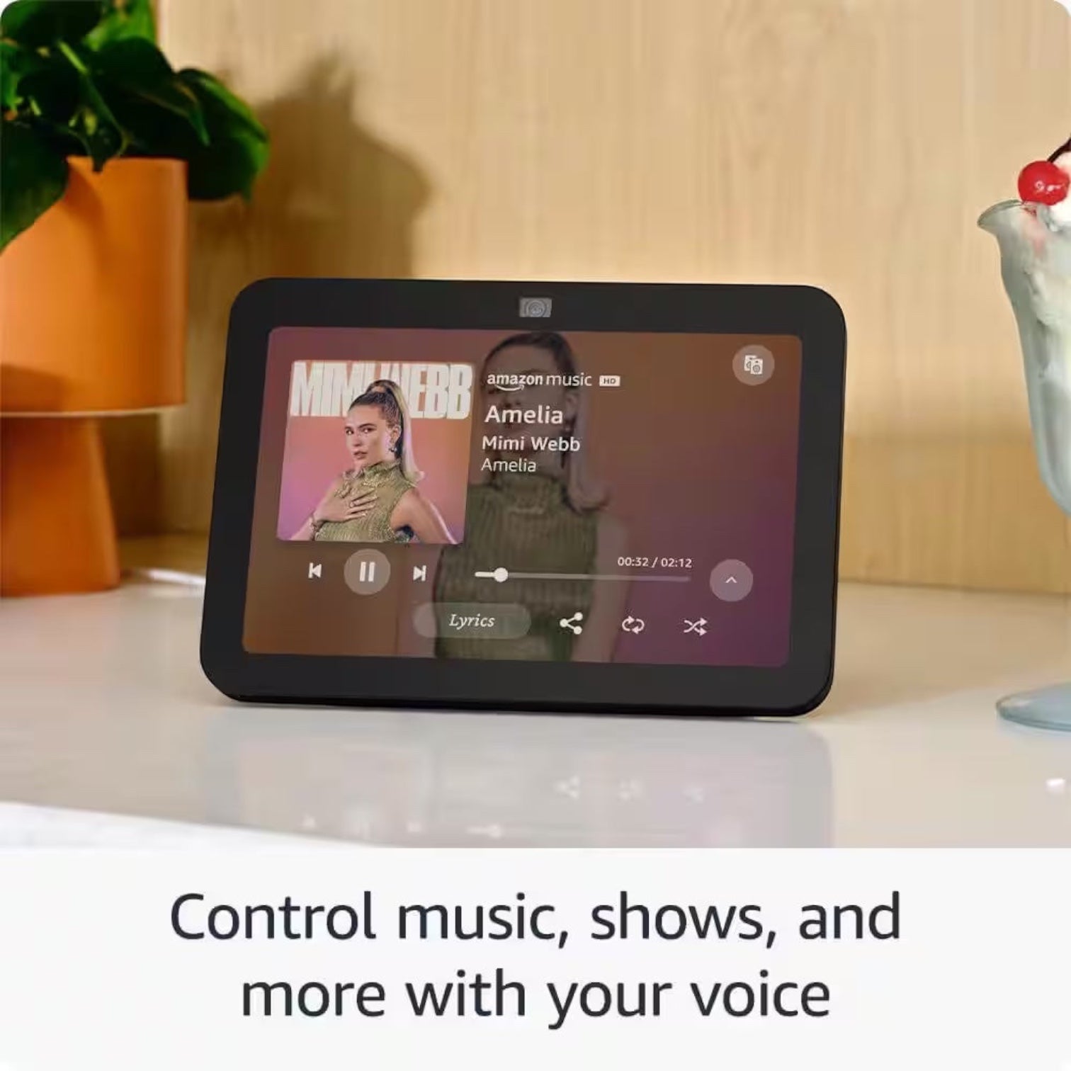 Echo Show 8 (3Rd Gen) 8 In. HD Smart Display with Spatial Audio, Smart Home Hub, and Alexa (Glacier White)