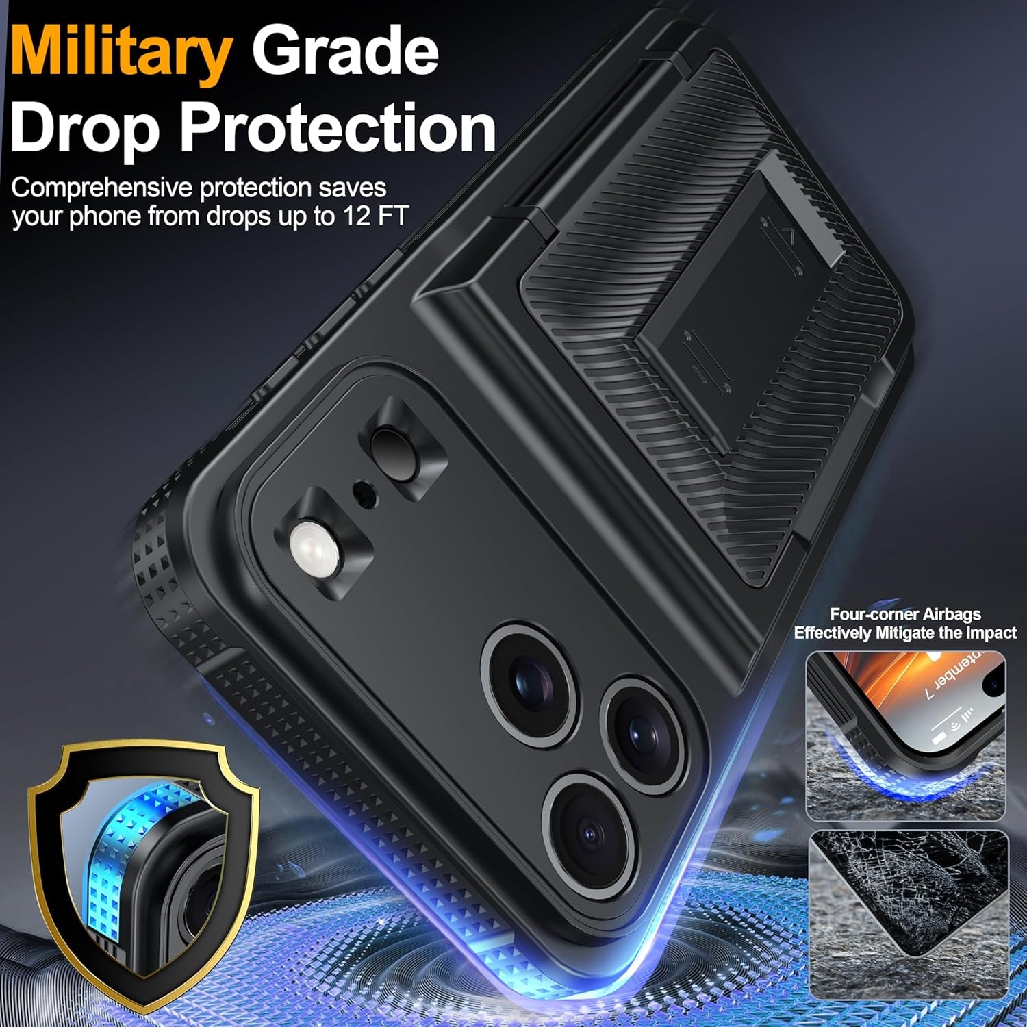 Ultimate iPhone 17 Pro Max Wallet Case: RFID Blocking, Kickstand, Privacy Screen, and Military Drop Protection