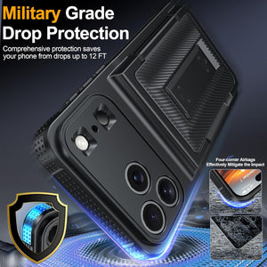 Ultimate iPhone 17 Pro Max Wallet Case: RFID Blocking, Kickstand, Privacy Screen, and Military Drop Protection