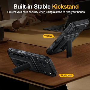 Ultimate iPhone 17 Pro Max Wallet Case: RFID Blocking, Kickstand, Privacy Screen, and Military Drop Protection