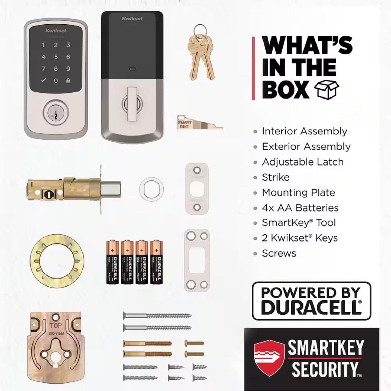 Aura Reach Satin Nickel Bluetooth + Matter over Thread Enabled Smart Lock Deadbolt with Smart Home Integration