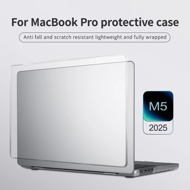 Stylish Transparent Laptop Case for MacBook Pro 14/16 & Air 13.6/15 - Ultimate Protection & Fashion