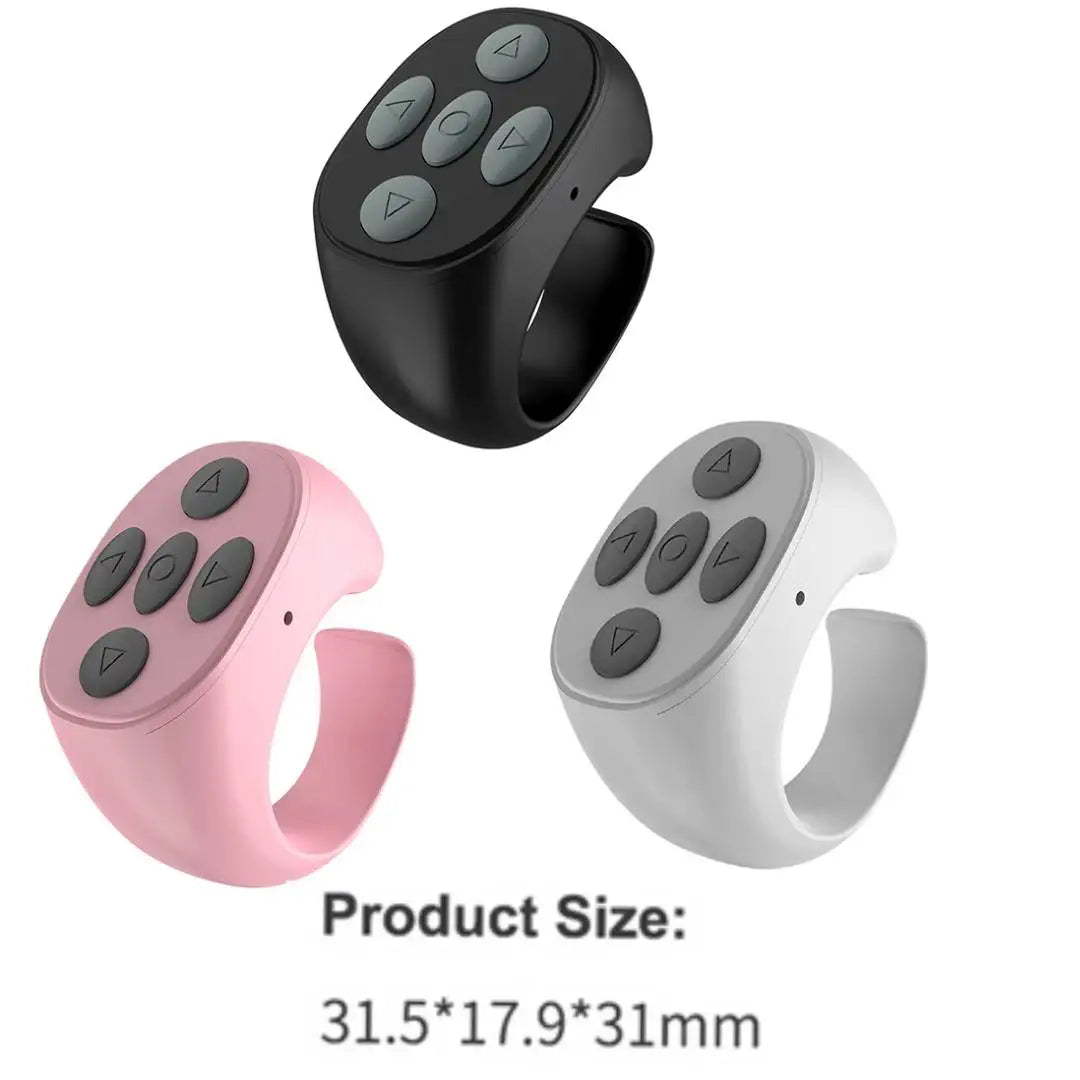 Wireless Bluetooth-Compatible Ring Browsing Smart Automatic Page Turner Portable Automatic Page Turner Browsing for Mobile Phone