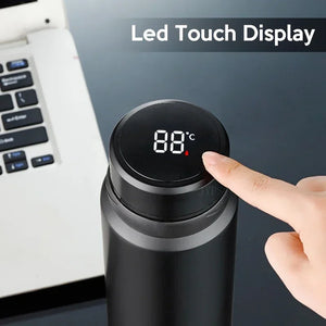 1000ML Smart Thermos Bottle - Keep Your Drinks Hot or Cold with Intelligent Temperature Display