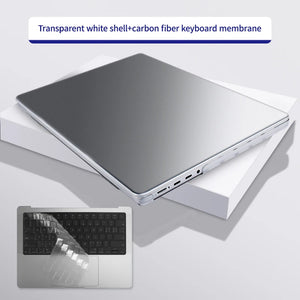 Stylish Transparent Laptop Case for MacBook Pro 14/16 & Air 13.6/15 - Ultimate Protection & Fashion