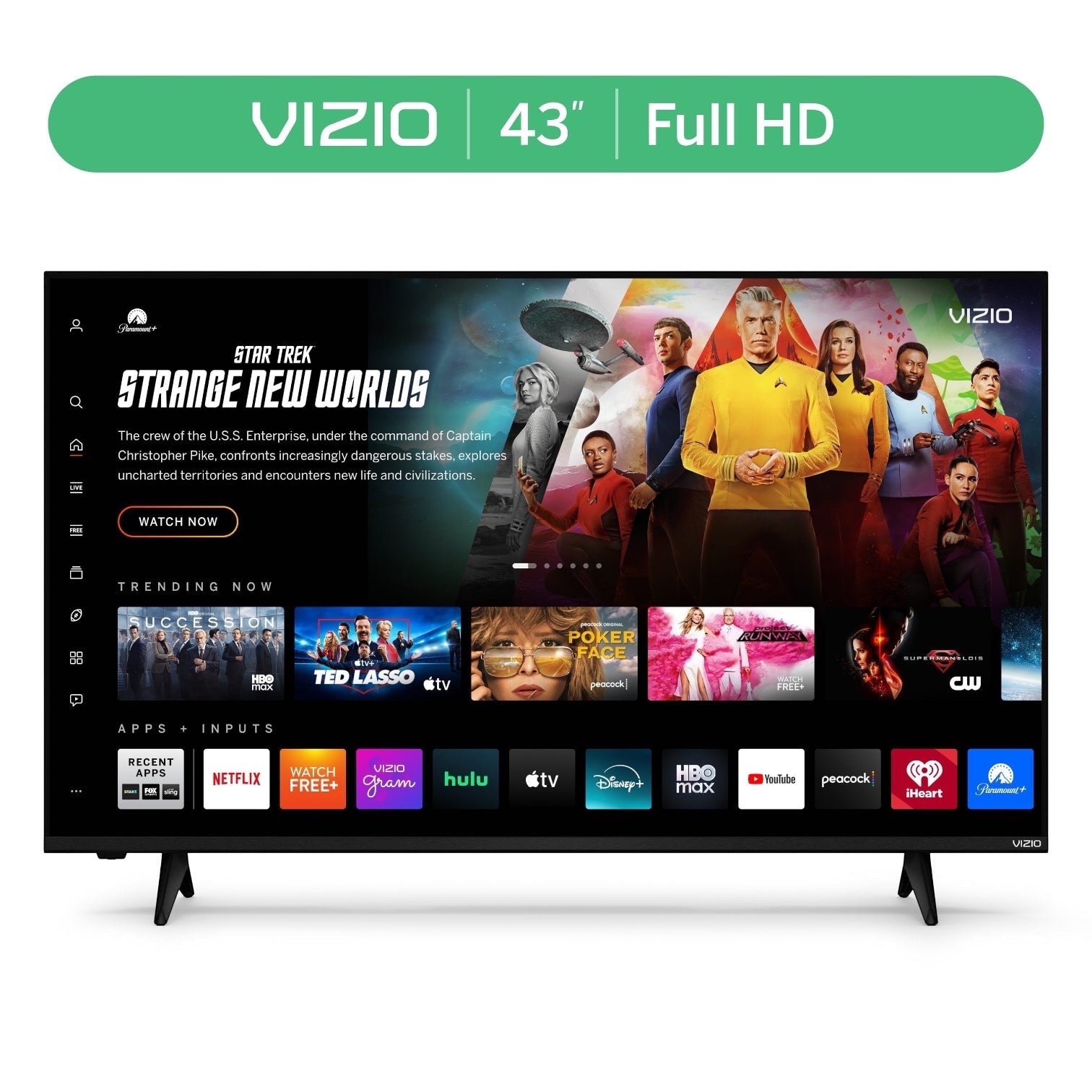 43" Class Full HD 1080P LED Smart TV (VFD43M-08)