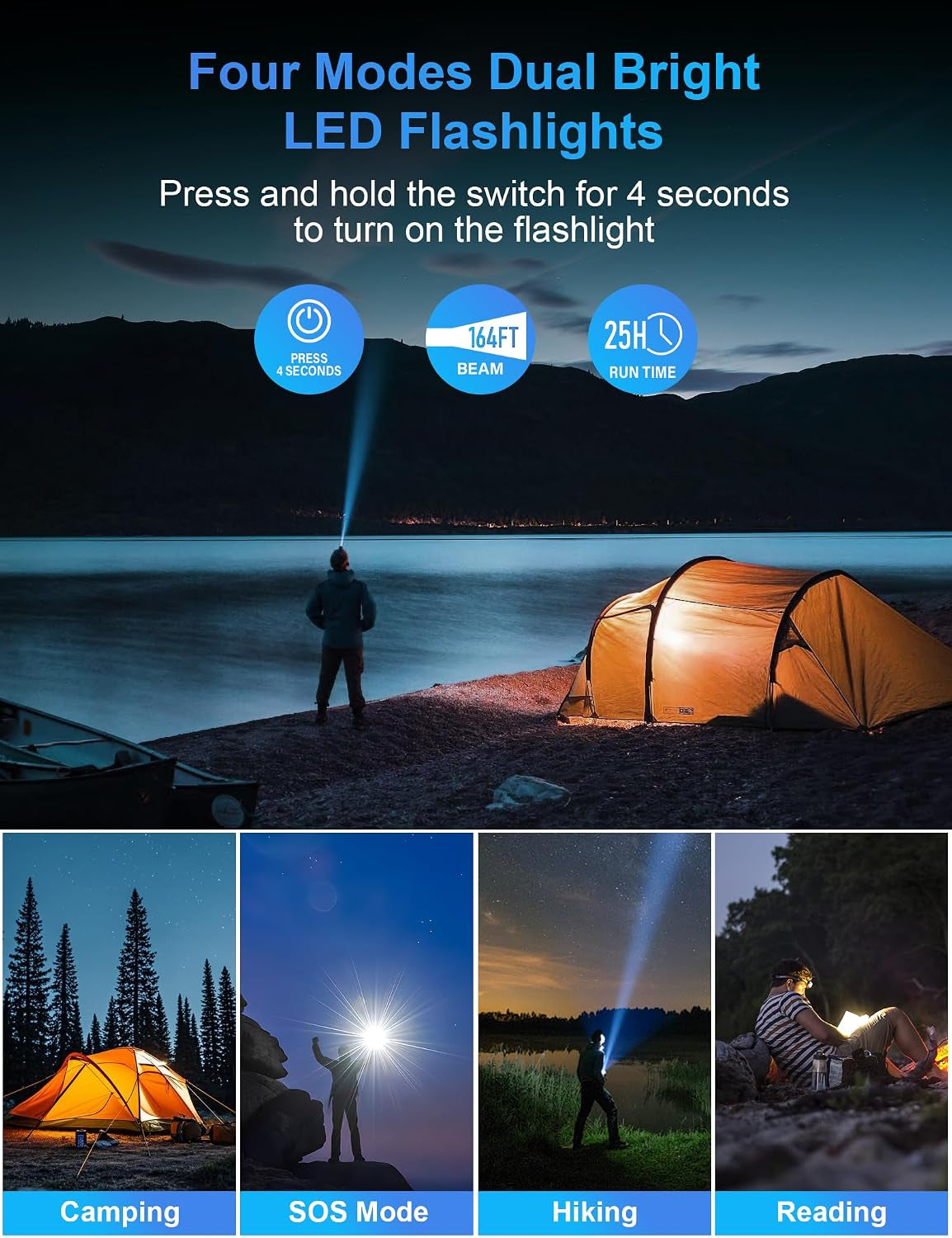 Solar Power Bank 40000Mah PD20W Fast Charging Portable Solar Charger