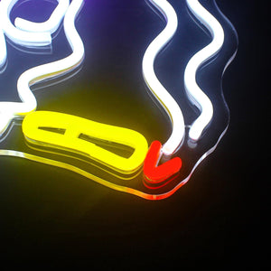 Skull Neon Sign Halloween LED Sign Neon Signs for Wall Decor Adjustable Brightness Halloween Neon Signs Neon Sign for Party Bedroom Wall Decor Home Party Light Decoration