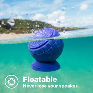 – Bluetooth Speaker-Waterproof, Durable W/Built-In Storage (2,000 Songs) - Dual Wireless Speaker Pairing – Portable Bluetooth Speaker - Barnacle Pro Outdoor Speaker - Manta Ray Black