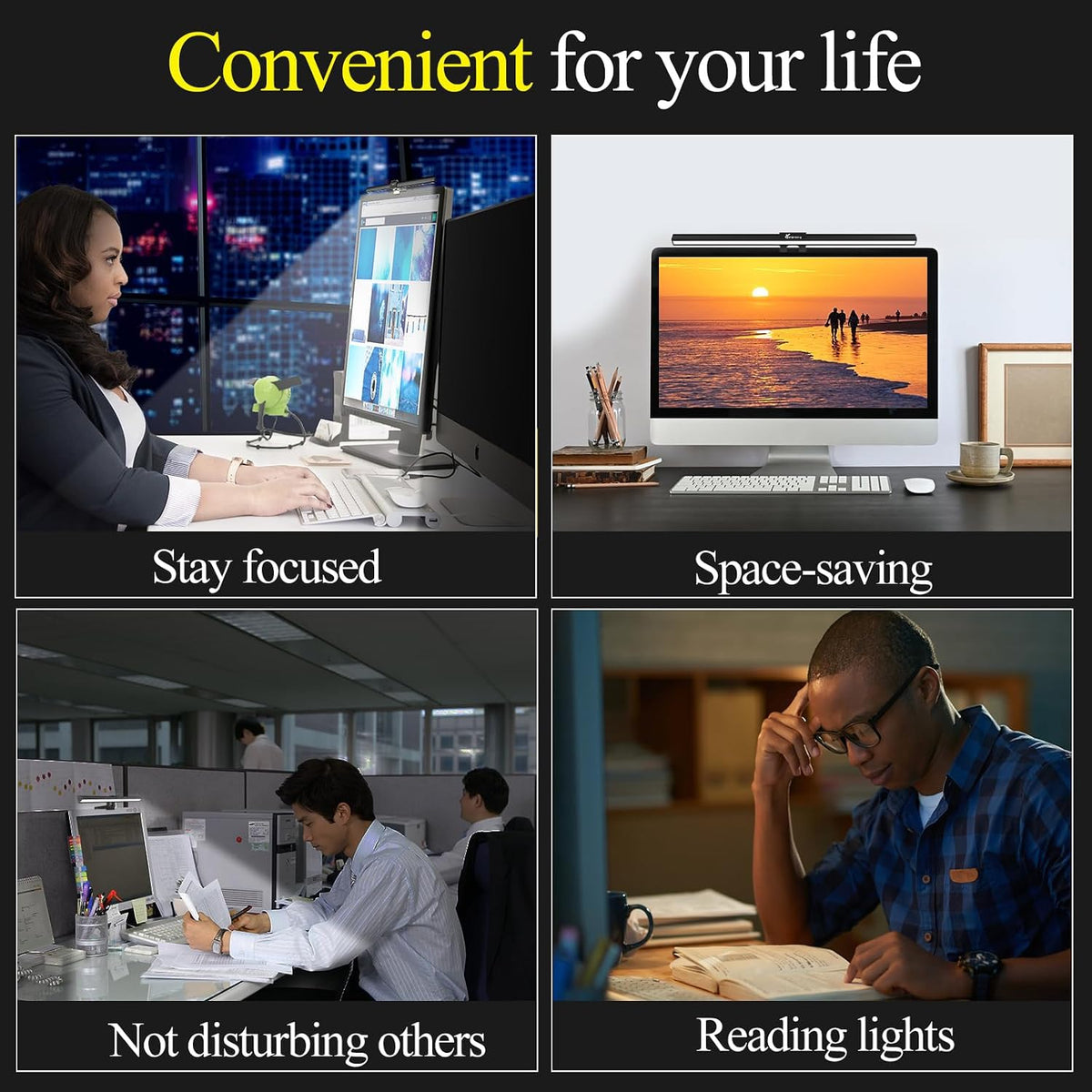 Computer Monitor Light Bar, LED Screen Light
