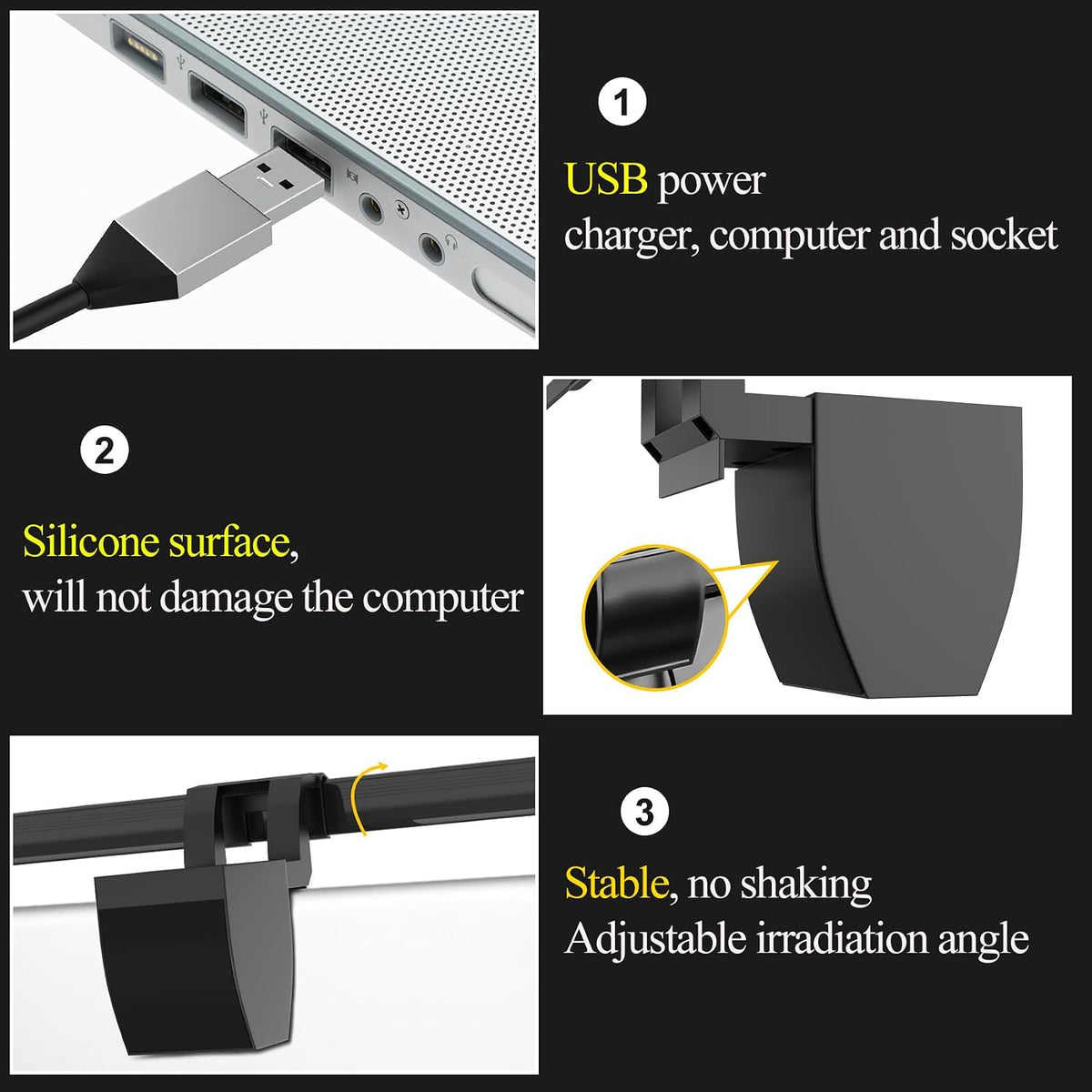 Computer Monitor Light Bar, LED Screen Light