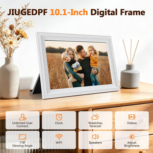 Smart White Digital Picture Frame Wifi Send Photos from Your Phone