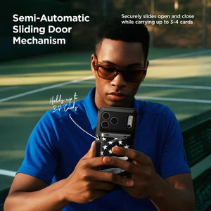 Elevate Your Style with the Damda Glide Pro Card Holder Case for iPhone 17 Pro Max - Durable, Sleek, and Functional Wallet Case in Matte Black