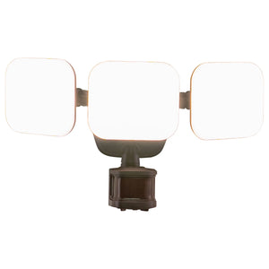 - Theta - 33W 3 LED Outdoor Motion Sensor Flood Light in Contemporary
