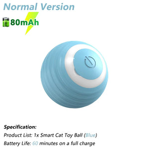 Engaging Smart Cat Toy Ball - Interactive Electric Rolling Ball for Cats | Perfect for Fun and Exercise