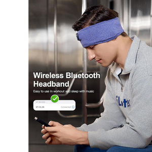 Sleep Headphones Wireless, Bluetooth Sports Headband Headphones with Ultra-Thin HD Stereo Speakers Perfect for Sleeping,Workout,Jogging,Yoga,Insomnia, Air Travel, Meditation (Skyblue)