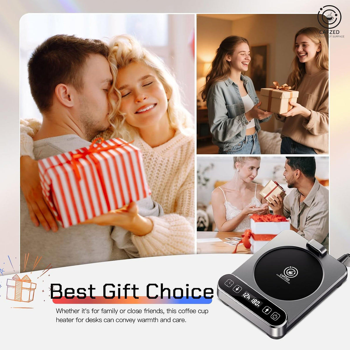 Smart Mug Warmer with Infrared Sensor, Coffee Mug Warmer for Desk
