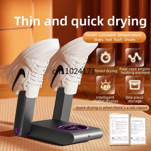 Revolutionary Electric Shoe Dryer - Fast, Efficient, and Versatile 220V Deodorizing & Sterilizing Home Appliance for All Footwear