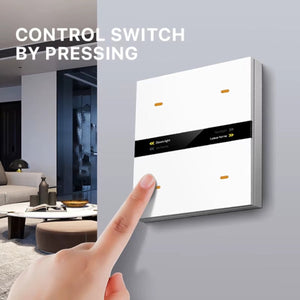 Tuya Zigbee Smart Scene Switch Lighting Smart Control Scene Control Switch Panel Smart Socket Smart Switch 485 86 Box