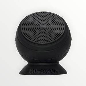 – Bluetooth Speaker-Waterproof, Durable W/Built-In Storage (2,000 Songs) - Dual Wireless Speaker Pairing – Portable Bluetooth Speaker - Barnacle Pro Outdoor Speaker - Manta Ray Black