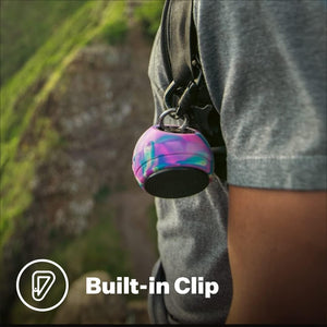 – Bluetooth Speaker-Waterproof, Durable W/Built-In Storage (2,000 Songs) - Dual Wireless Speaker Pairing – Portable Bluetooth Speaker - Barnacle Pro Outdoor Speaker - Manta Ray Black