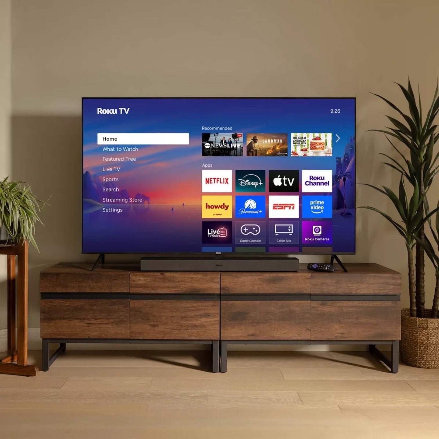 Roku 65" Select Series 4K HDR Smart Roku TV with Roku TV Remote: LED, Wi-Fi, HDMI