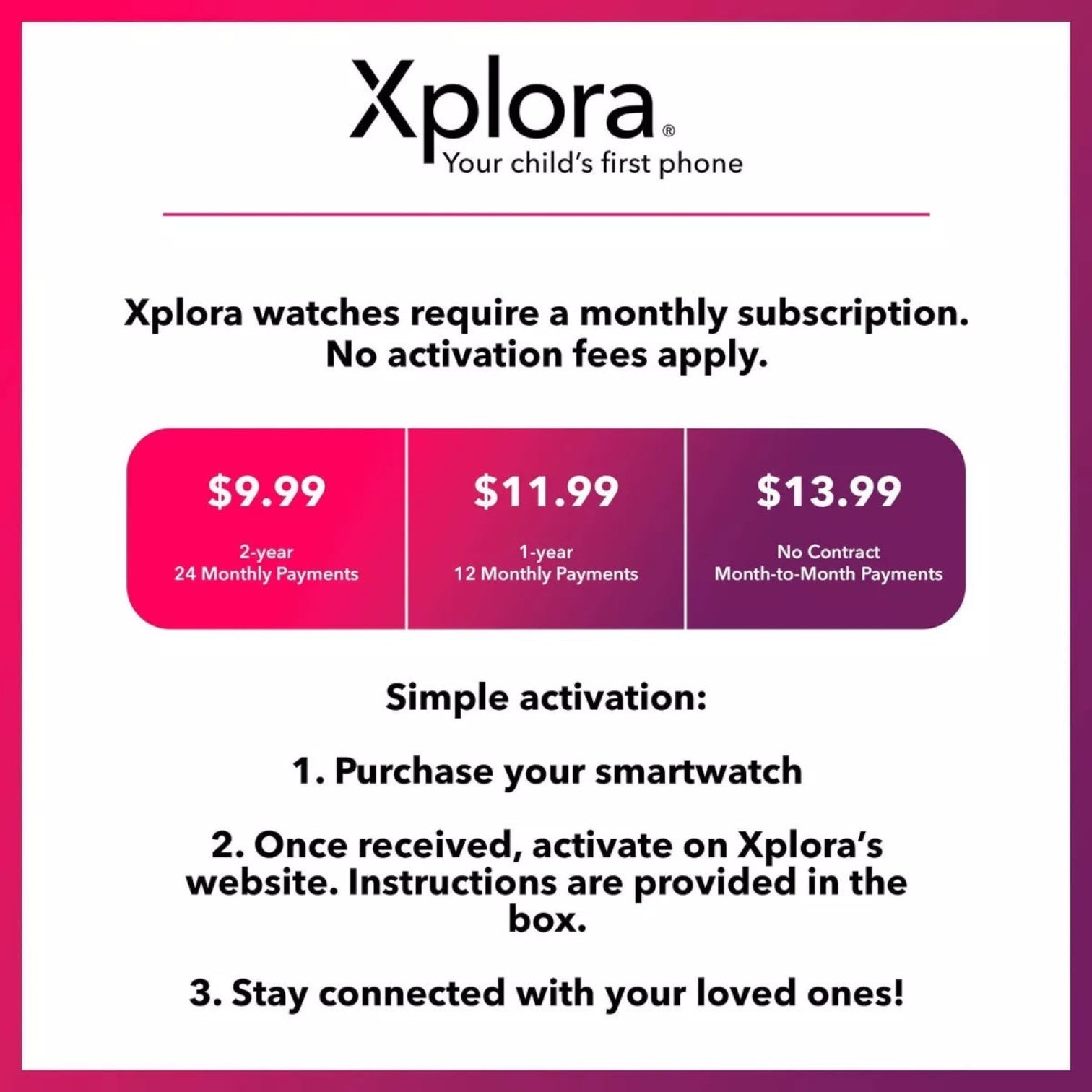 Xplora X6Play Kids Smartwatch Cell Phone with GPS Tracker