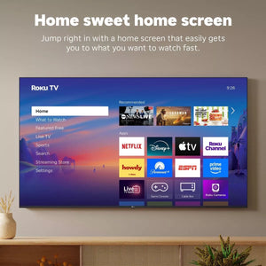 Roku 50" Select Series 4K HDR Smart Roku TV with Roku TV Remote