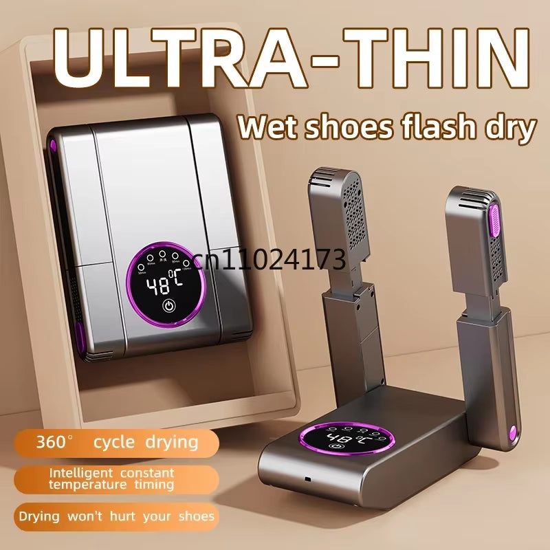 Revolutionary Electric Shoe Dryer - Fast, Efficient, and Versatile 220V Deodorizing & Sterilizing Home Appliance for All Footwear