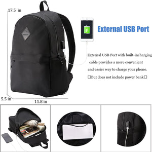 Stylish & Durable Lightweight School Backpack for Teens - Perfect for Books, Laptops & Everyday Use
