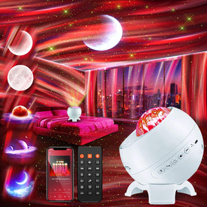 Galaxy Projector Northern Lights Projector with Bluetooth Speaker