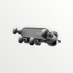 Hostecno black universal magnetic car phone holder with air vent clip mount for 4.7-7" phones.
