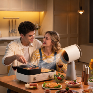 Compact portable kitchen extractor for small apartments